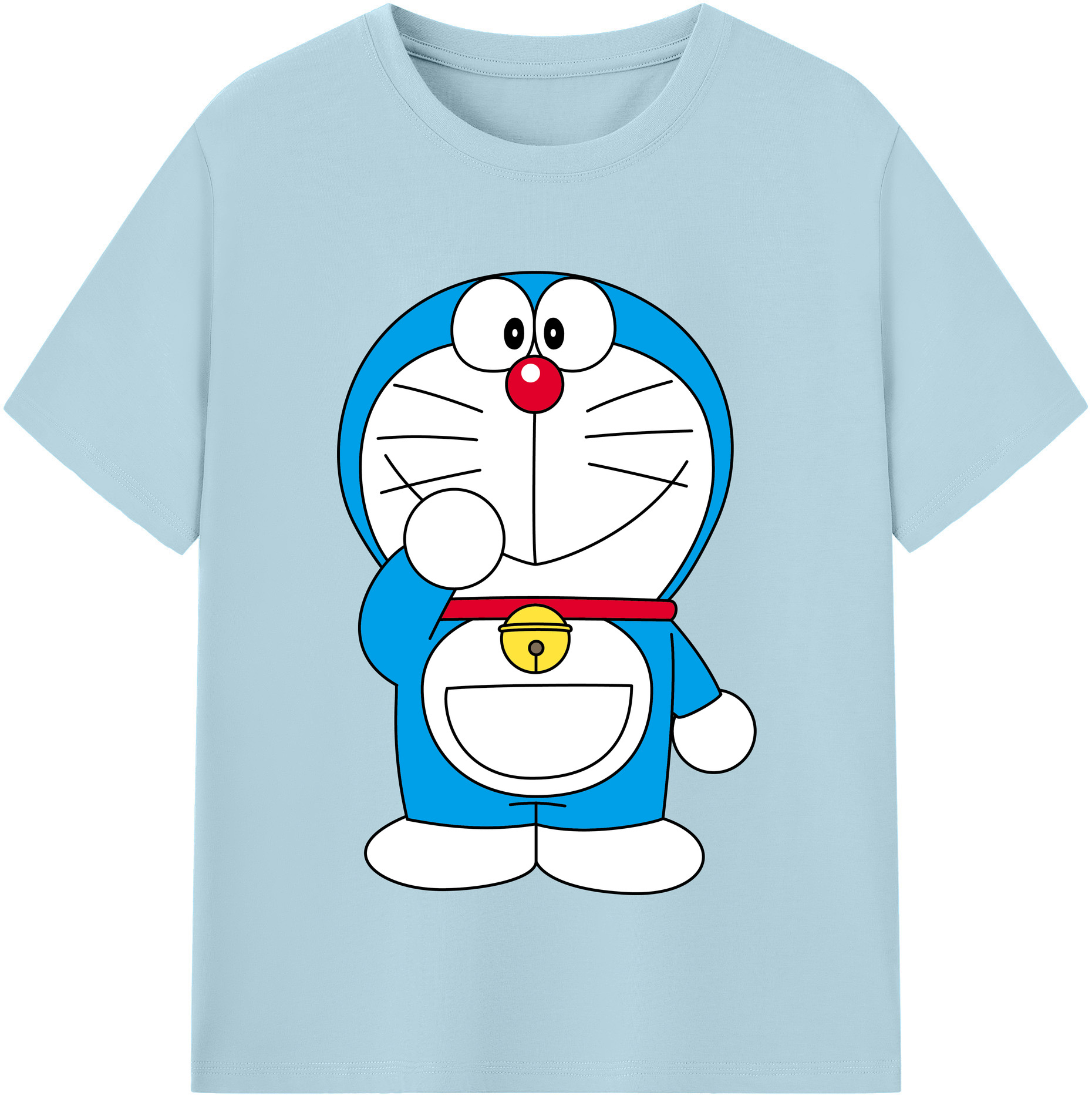 （画像用） ドラえもん Doraemon 綿100％半袖Tシャツ（フロントプリント）